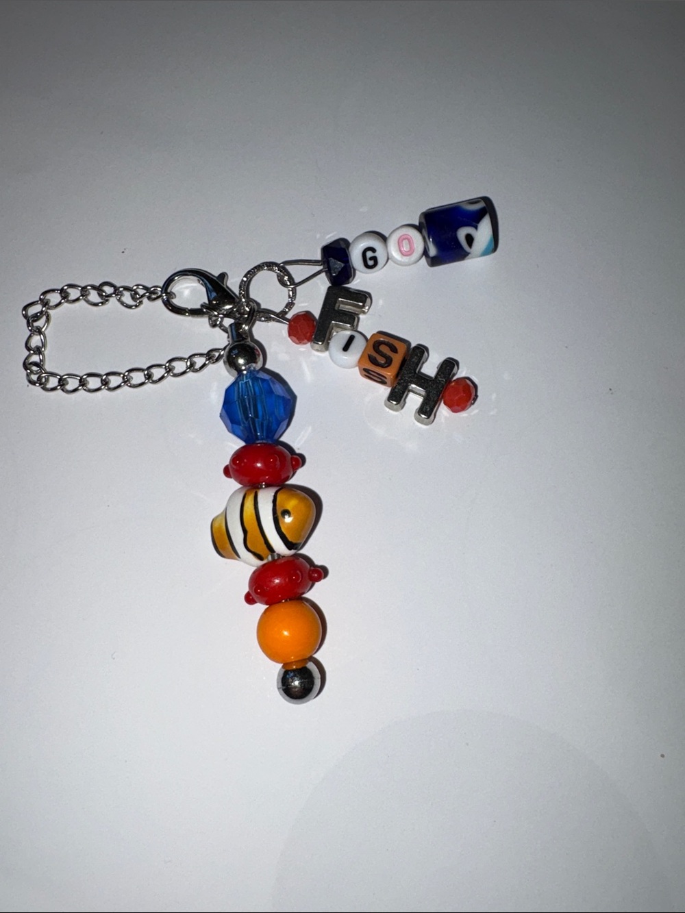 Cup Charm with Colorful Clownfish by Sassy Charmer